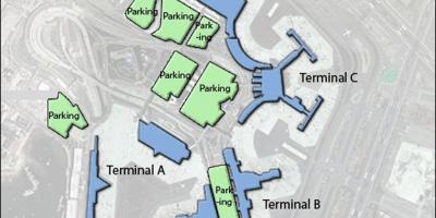 Kartta Boston Logan airport