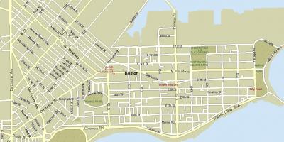 Street map-Boston