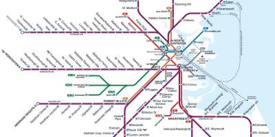 Bostonin juna-asema kartta