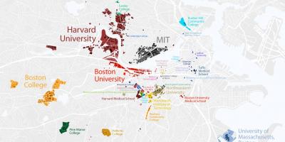 Kartta Bostonin yliopisto