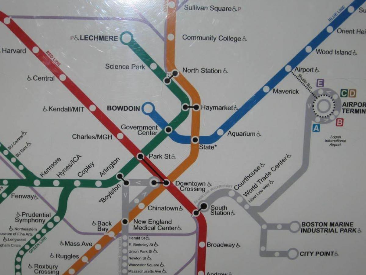 Boston south station kartta