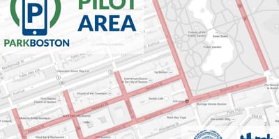 Boston pysäköintimittari kartta